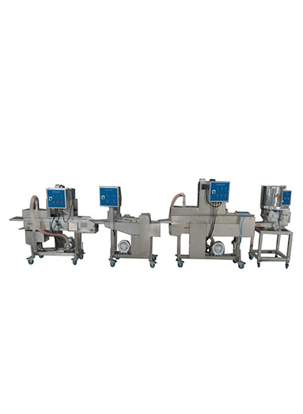 Hamburger patty & chicken nuggets machinery